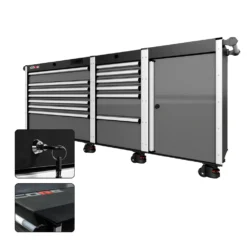 88 Series - 13 Drawers - Silver Handles - Foot Casters -Proslat Store CR88 SSL 00038