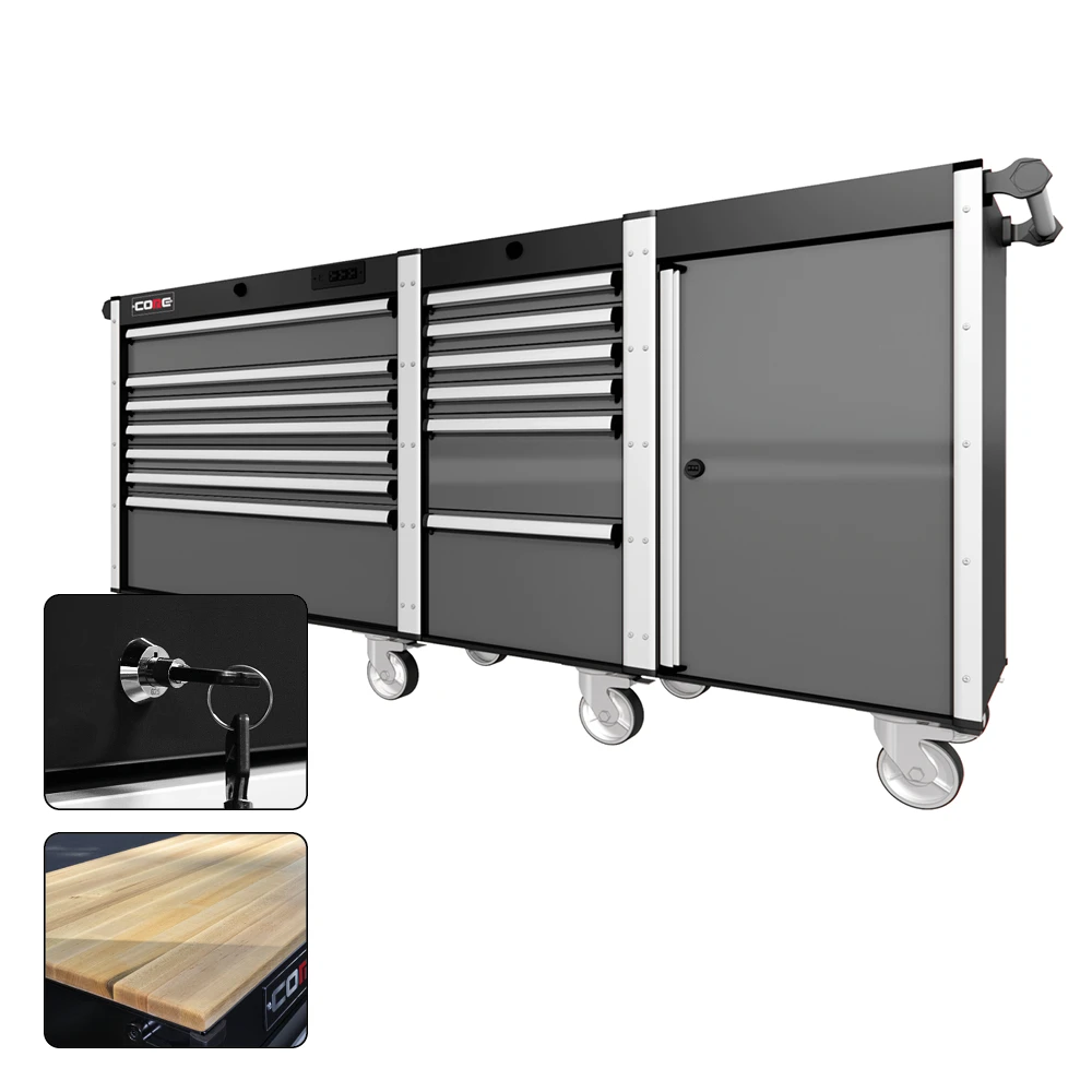 88 Series - 13 Drawers - Silver Handles - Traditional Casters 15 88 Series - 13 Drawers - Silver Handles - Traditional Casters - Image 13