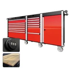 88 Series - 13 Drawers - Silver Handles - Traditional Casters 37 88 Series - 13 Drawers - Silver Handles - Traditional Casters -Proslat Store CR88 SSL 00172