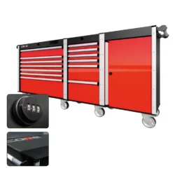 88 Series - 13 Drawers - Silver Handles - Traditional Casters 38 88 Series - 13 Drawers - Silver Handles - Traditional Casters -Proslat Store CR88 SSL 00173