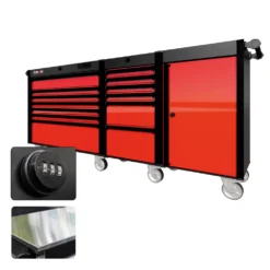 88 Series - 13 Drawers - Black Handles - Traditional Casters 39 88 Series - 13 Drawers - Black Handles - Traditional Casters -Proslat Store CR88 SSL 00180