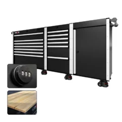 88 Series - 13 Drawers - Silver Handles - Foot Casters -Proslat Store CR88 SSL 00217