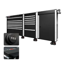 88 Series - 13 Drawers - Silver Handles - Foot Casters -Proslat Store CR88 SSL 00218