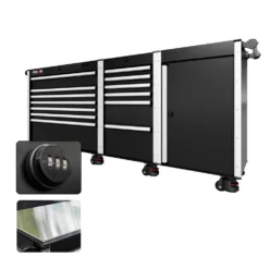 88 Series - 13 Drawers - Silver Handles - Foot Casters -Proslat Store CR88 SSL 00219