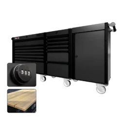 88 Series - 13 Drawers - Black Handles - Traditional Casters 25 88 Series - 13 Drawers - Black Handles - Traditional Casters -Proslat Store CR88 SSL 00226