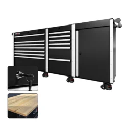 88 Series - 13 Drawers - Silver Handles - Foot Casters -Proslat Store CR88 SSL 00229