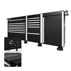 88 Series - 13 Drawers - Silver Handles - Foot Casters -Proslat Store CR88 SSL 00230