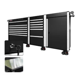 88 Series - 13 Drawers - Silver Handles - Foot Casters -Proslat Store CR88 SSL 00231