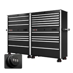 88 Series - 19 Drawers - Silver Handles - Foot Casters -Proslat Store CR88 TDB 00073