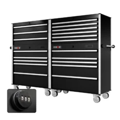 88 Series - 19 Drawers - Silver Handles - Traditional Casters -Proslat Store CR88 TDB 00074