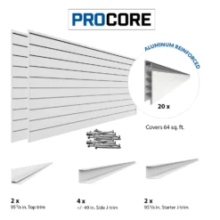 PROCORE Slatwall Ultimate Bundle -Proslat Store Consist 64 Procore White EN 87da6a33 0928 44f0 91c6 cb58fd259cb8