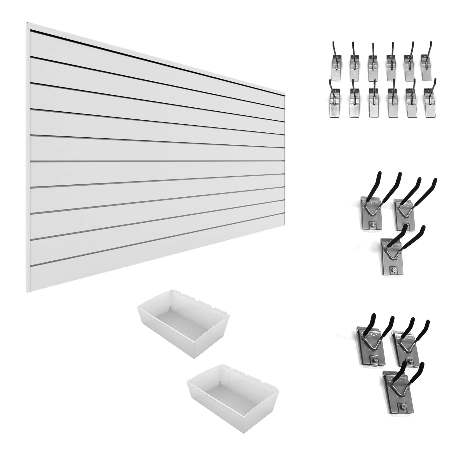 PVC Slatwall Organizer Bundle 3 PVC Slatwall Organizer Bundle