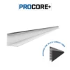 8 Ft. PROCORE+ Black Carbon Fiber PVC Side Trim Pack