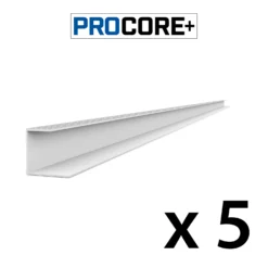 8 Ft. PROCORE+ Silver Carbon Fiber PVC Side Trim Pack -Proslat Store Procore PLUS silver side trim x5 74c10794 befc 49ca aad1 831227a936f9