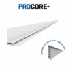 8 Ft. PROCORE+ Silver Gray Carbon Fiber PVC Top Trim Pack