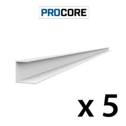 8 Ft. PROCORE PVC J Trim Pack -Proslat Store Procore side trim 5x 5e019e24 0cc3 4b62 835b b4034c36188e