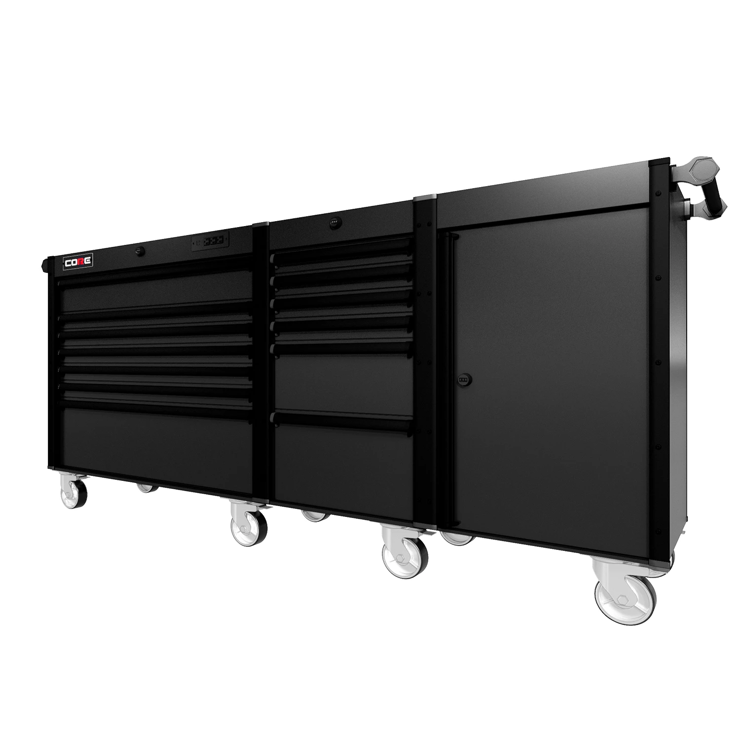 88 Series - 13 Drawers - Black Handles - Traditional Casters 3 88 Series - 13 Drawers - Black Handles - Traditional Casters