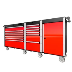 88 Series - 13 Drawers - Silver Handles - Traditional Casters 24 88 Series - 13 Drawers - Silver Handles - Traditional Casters -Proslat Store SERIE88NO1RED