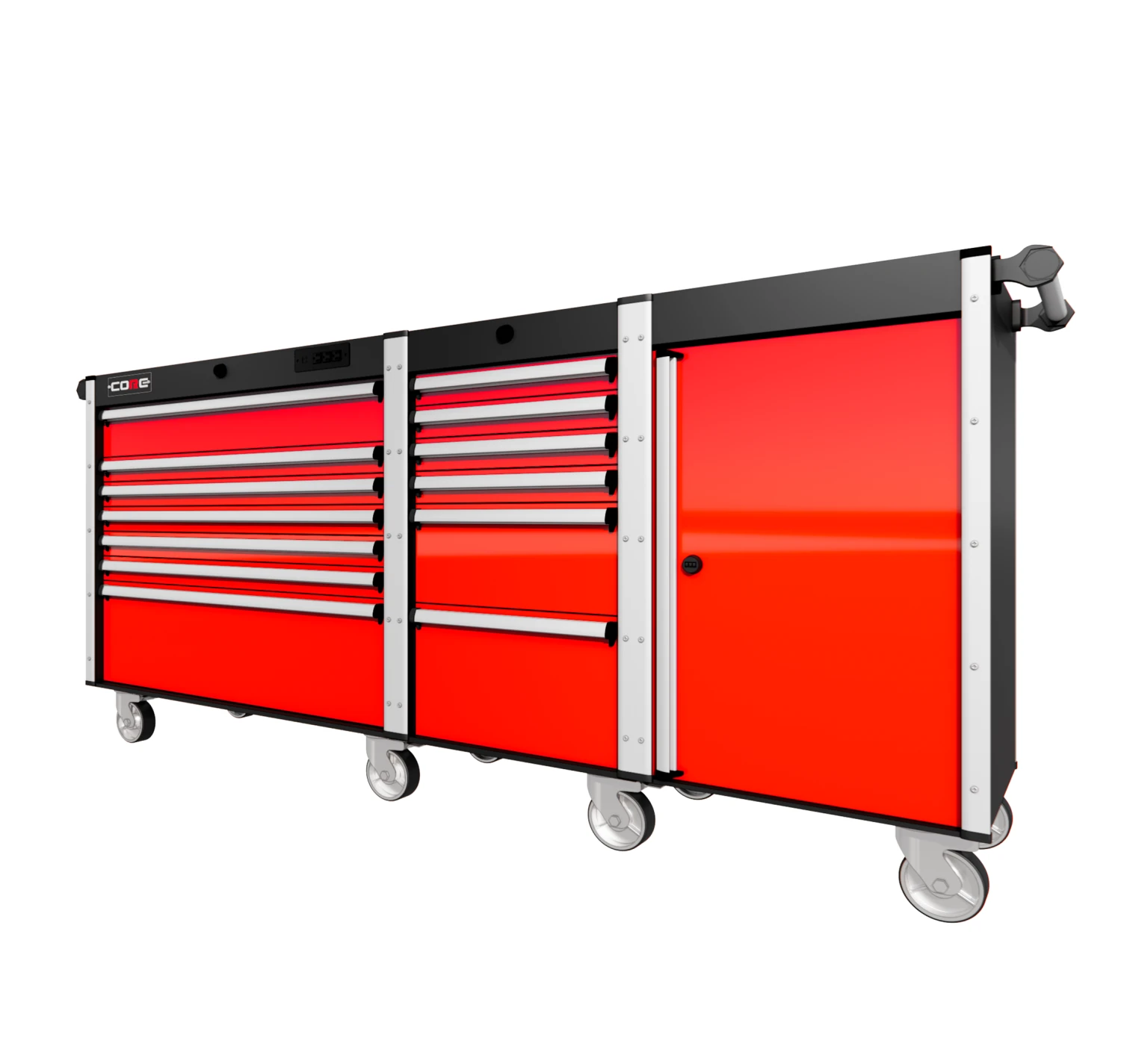 88 Series - 13 Drawers - Silver Handles - Traditional Casters 5 88 Series - 13 Drawers - Silver Handles - Traditional Casters - Image 3