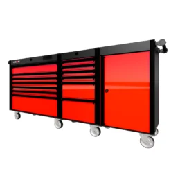 88 Series - 13 Drawers - Black Handles - Traditional Casters 24 88 Series - 13 Drawers - Black Handles - Traditional Casters -Proslat Store SERIE88NO1RED BLK