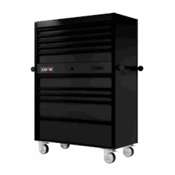 44 Series - 10 Drawers - Black Handles - Traditional Casters