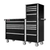 66 Series - 15 Drawers - Silver Handles - Traditional Casters -Proslat Store SERIE 66 NO3 BLK 493b5a21 7f2e 418b 9715 675d8a58cade