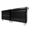 88 Series - 11 Drawers - Black Handles - Traditional Casters