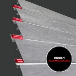 4 Ft. X 8 Ft. PROCORE+ Gray Wood PVC Slatwall – 3 Pack 96 Sq Ft -Proslat Store WOOD Hidden alu EN 7c794c85 09a7 40b9 a2a7 8948a4740462