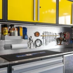 40 Inch Aluminum Slatwall Backsplash 9 40 Inch Aluminum Slatwall Backsplash -Proslat Store backsplash c