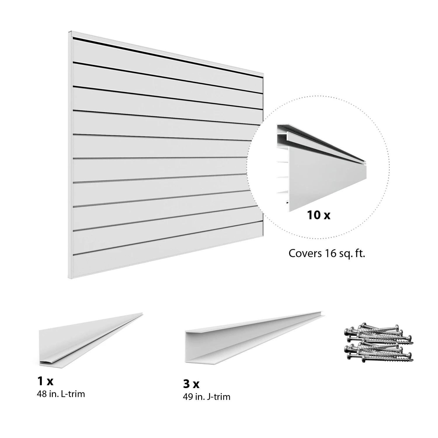 4 Ft. X 4 Ft. PVC Slatwall 14 4 Ft. X 4 Ft. PVC Slatwall - Image 12