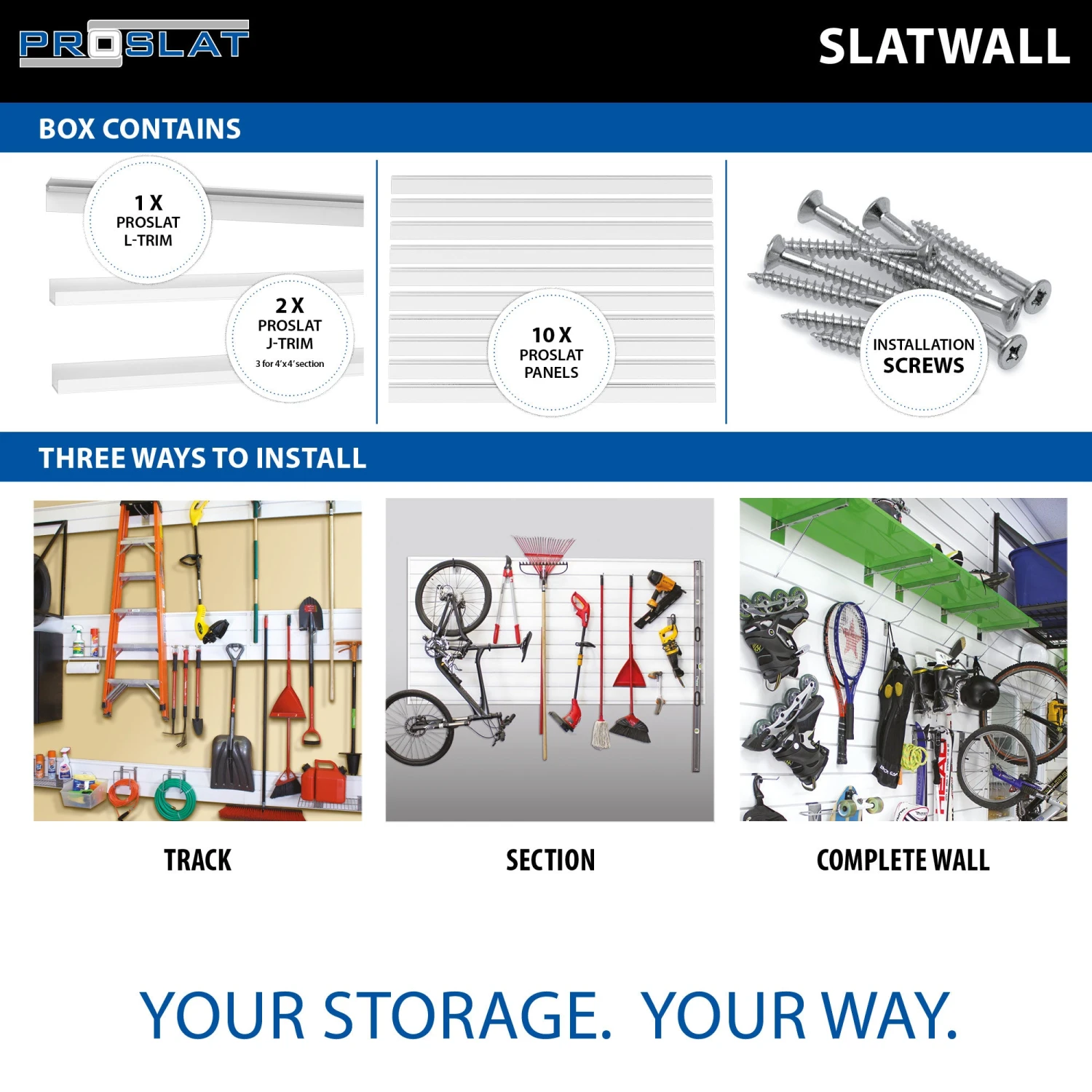 PVC Slatwall Handyman Bundle 11 PVC Slatwall Handyman Bundle - Image 10